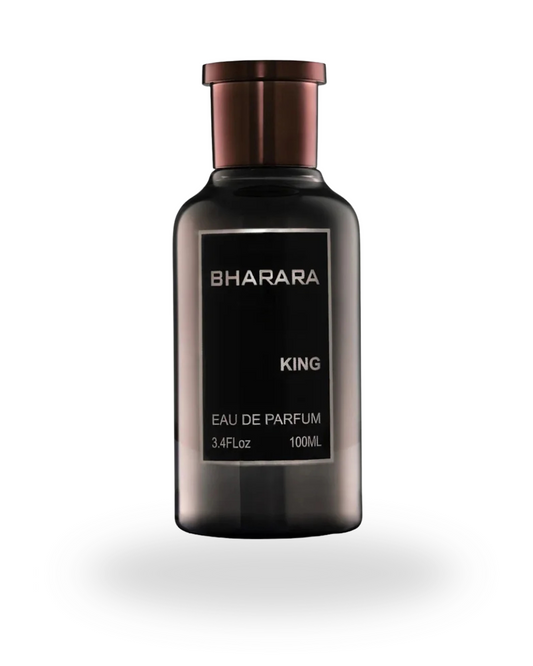 King by Bharara Eau de Parfum – a bold, regal fragrance blending citrus, spice, and woody notes.